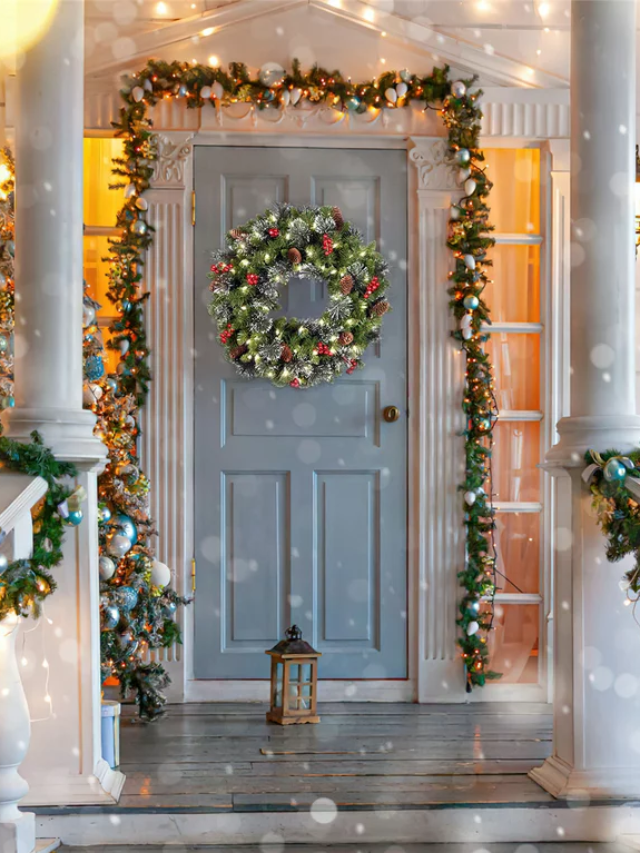 8 Christmas Front Door Decor